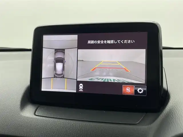 マツダ デミオ 15Sツーリング 熊本県 2018(平30)年 3.8万km ソウルレッドクリスタルM 純正ナビ（ＣＤ・ＤＶＤ・フルセグ・ＢＴ・ＡＵＸ・ＵＳＢ）/全周囲カメラ　/前後ドライブレコーダー　/ＥＴＣ　/前席シートヒーター　/前後クリアランスソナー　/衝突軽減ブレーキ　/レーンキープアシスト　/横滑り防止/ブラインドスポットモニター/純正フロアマット/純正１５インチAW/オートライト/LEDヘッドライト/スマートキー/プッシュスタート/保証書/取扱説明書