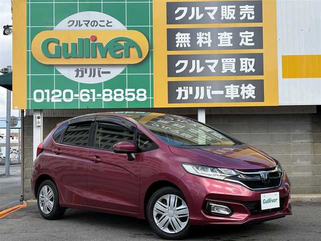 ホンダ フィット 13G L ホンダセンシング 三重県 2018(平30)年 5.9万km ルージュアメジストM ホンダセンシング/イクリプスナビ/　・フルセグ/　・USB/　・DVD/　・録音/バックカメラ/LEDヘッドライト/LEDフォグライト/クルーズコントロール/スマートキー×２/プッシュスタート/オートリトラクタブルミラー/ターンミラー/オートライト/ビルトインETC/ステアリングスイッチ/前後ドライブレコーダー/プライバシーガラス