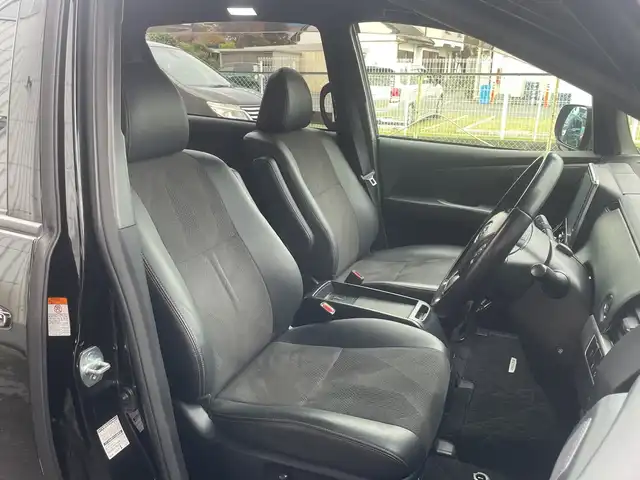 トヨタ エスティマ アエラス プレミアム 神奈川県 2017(平29)年 7.7万km ブラック ワンオーナー/純正ナビ(DVD/CD/AM/FM/BT/SD)/フルセグTV/純正フリップダウンモニター/バックカメラ/トヨタセーフティセンス/クルーズコントロール/レーンキープアシスト/オートハイビーム/横滑り防止装置/両側パワースライドドア/ハーフレザーシート/運転席パワーシート/2列シートオットマン付き/純正フットランプ/TEIN車高調/社外ウィンカーミラー(Silk Blazeレンズ)/前後ターンシグナルランプ社外LED電球/LEDヘッドライト/スマートキー　2本/保証書/取扱説明書＆ナビ取説