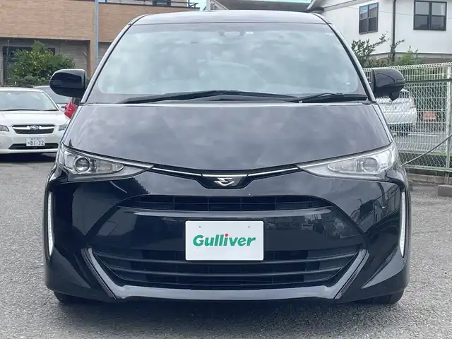 トヨタ エスティマ アエラス プレミアム 神奈川県 2017(平29)年 7.7万km ブラック ワンオーナー/純正ナビ(DVD/CD/AM/FM/BT/SD)/フルセグTV/純正フリップダウンモニター/バックカメラ/トヨタセーフティセンス/クルーズコントロール/レーンキープアシスト/オートハイビーム/横滑り防止装置/両側パワースライドドア/ハーフレザーシート/運転席パワーシート/2列シートオットマン付き/純正フットランプ/TEIN車高調/社外ウィンカーミラー(Silk Blazeレンズ)/前後ターンシグナルランプ社外LED電球/LEDヘッドライト/スマートキー　2本/保証書/取扱説明書＆ナビ取説