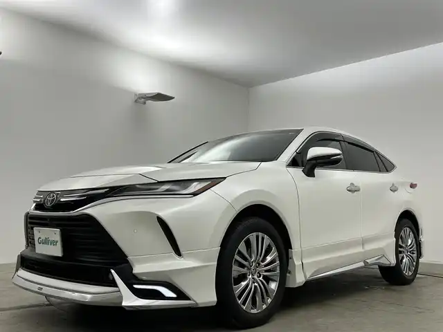 トヨタ ハリアー Z レザーパッケージ 岡山県 2020(令2)年 1.5万km ホワイトパールクリスタルシャイン 黒レザーシート/モデリスタフルエアロ/ＪＢＬプレミアムサウンド/トヨタセーフティーセンス/・プリクラッシュセーフティ/・レーダークルーズコントロール/・レーンキープアシスト/・オートハイビーム/純正１２．３インチディスプレイオーディオ/（Bluetooth/フルセグTV/USB）/アラウンドビューモニター/ビルトインETC2.0/デジタルインナーミラー/ブラインドスポットモニター/ヘッドアップディスプレイ/１００V電源/ドライブレコーダー/LEDヘッドライト/前席パワーシート/前席シートヒーター/前席エアシート/Ｄ席メモリーシート　/ステアリングヒーター/レーダー探知機