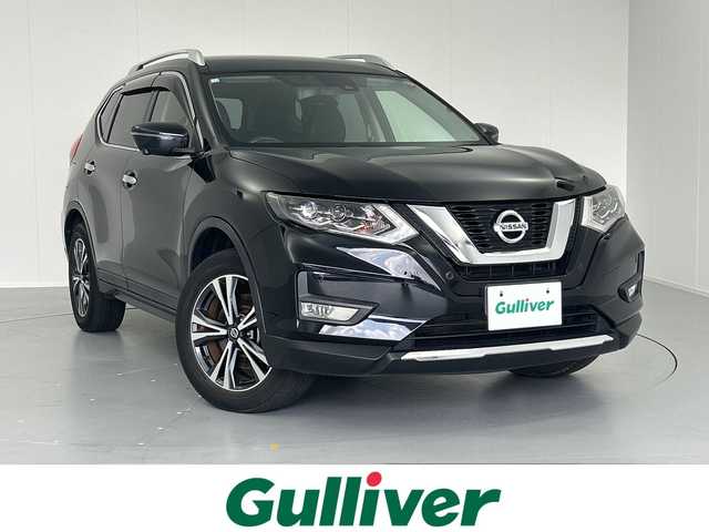 日産 エクストレイル 20X 広島県 2018(平30)年 5.2万km ダイヤモンドブラック 純正ナビ/（フルセグ/Bluetooth/CD/DVD）　/アラウンドビューモニター　/プロパイロット　/デジタルインナーミラー　/パワーバックドア/ブラインドスポットモニター　/シートヒーター　/オートホールド　/カプロンシート　/電動パーキング　/ＥＴＣ/プッシュスタートボタン/ミラーヒーター/ドアバイザー/アイドリングストップ/保証書/取扱説明書/スペアキー1本