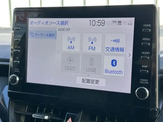 トヨタ カローラツーリング ハイブリッド ダブルバイビー 大阪府 2021(令3)年 4.7万km スパークリングブラックパールクリスタルシャイン トヨタセーフティセンス/・アダプティクブクルーズコントロール/・プリクラッシュセーフティー/・レーントレーシングアシスト/・クリアランスソナー/・オートマチックハイビーム/・ロードサインアシスト/純正9インチナビ/・Bluetooth/CD/DVD/AppleCarPlay/ラジオ/　Miracast/AndroidAuto/主要装備/・バックカメラ/・ブラインドスポットモニター/・ヘッドアップディスプレイ/・オートホールド/・ステアリングヒーター/・ステアリングリモコン/・TOMSエアロ（フロント・サイド・リアアンダー・マフラー有）/・ドライブレコーダー/・ETC2.0