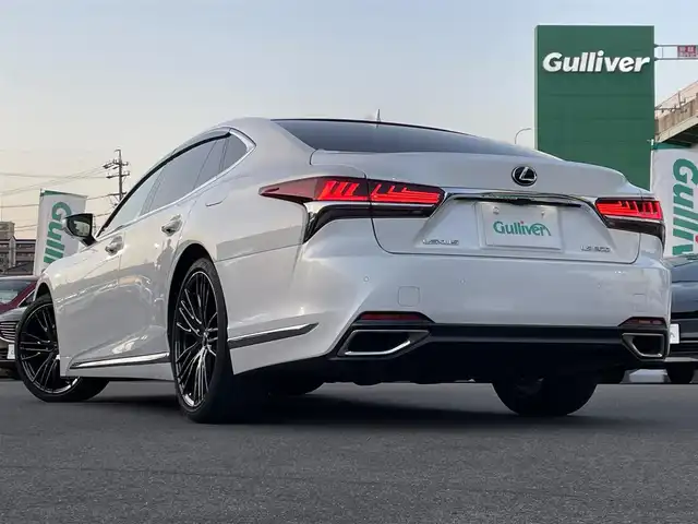 レクサス ＬＳ 500 Iパッケージ 愛知県 2019(平31)年 6万km ソニッククォーツ レクサスセーフティセンス/全方位モニター/クルーズコントロール/レーンキープアシスト/衝突被害軽減ブレーキ/パーキングアシスト/ブラインドスポットモニター/純正SDナビ/FM/AM/フルセグTV/BT/DISC/SD/USB/Miracast/純正フロアマット/デジタルインナーミラー/パドルシフト/HUD/サイドバイザー/社外レーダー/クリアランスソナー/TVキャンセラー/前席シートヒーター/前席シートクーラー/ETC2.0/スマートキー