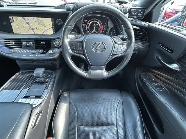 レクサス ＬＳ 500 Iパッケージ 愛知県 2019(平31)年 6万km ソニッククォーツ レクサスセーフティセンス/全方位モニター/クルーズコントロール/レーンキープアシスト/衝突被害軽減ブレーキ/パーキングアシスト/ブラインドスポットモニター/純正SDナビ/FM/AM/フルセグTV/BT/DISC/SD/USB/Miracast/純正フロアマット/デジタルインナーミラー/パドルシフト/HUD/サイドバイザー/社外レーダー/クリアランスソナー/TVキャンセラー/前席シートヒーター/前席シートクーラー/ETC2.0/スマートキー