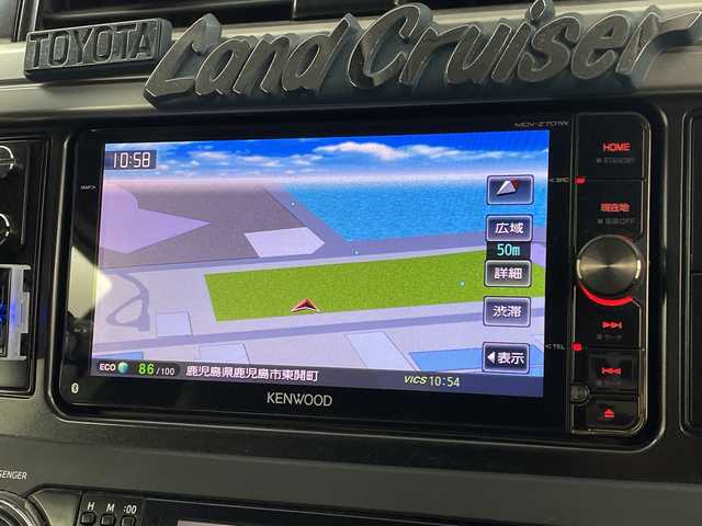 トヨタ ランドクルーザー プラド TX アルジェントクロス 鹿児島県 2014(平26)年 6.8万km ホワイトパールクリスタルシャイン モデリスタエアロ　/社外ナビ　/フルセグTV　/サンルーフ　/フロアマット　/社外レザー風シートカバー　/クルーズコントロール　/ヘッドライトウォッシャー　/シートヒーター　/エンジンスタートボタン　/ＬＥＤヘッドライト/保証書/取扱説明書