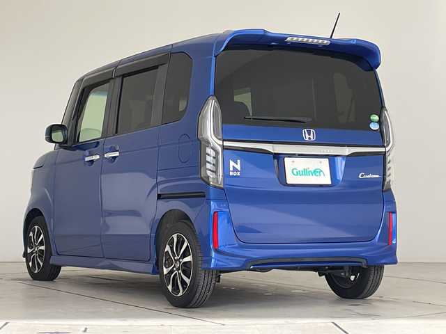 ホンダ Ｎ ＢＯＸ カスタム G L ホンダセンシング 愛知県 2019(平31)年 2.7万km ブリリアントスポーティブルーメタリック2トーン ホンダセンシング/純正ナビ/片側パワースライド/レーダークルーズコントロール/バックカメラ/コーナーセンサー/純正アルミホイール/LEDヘッドライト/オートライト/ドライブレコーダー/ETC/衝突軽減システム/フルセグ/CD DVD/Bluetooth/ステアリングスイッチ/スマートキー/プッシュスタート