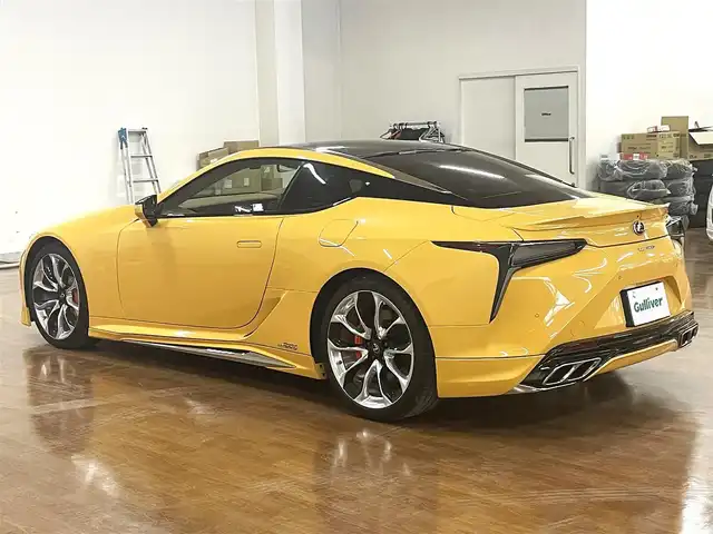 レクサス ＬＣ 500h Sパッケージ 道央・札幌 2018(平30)年 3万km ネープルスイエローコントラストレイヤリング モデリスタエアロ/純正21インチAW/OPブレーキキャリパー/カーボンルーフ/マークレビンソンリファレンスサウンド/セーフティシステムプラス/純正10.3インチワイドナビ/フルセグ/バックモニター/CD/DVD/BT/USB/レーダークルーズコントロール/アクティブリアウイング/アルカンターラベージュハーフレザーシート/アルカンターラルーフ/シートヒーター/エアーシート/ステアリングヒーター/ベンチレーション/8WAYパワーシート/後席アルカンターラシート/ダイナミックハンドリングシステム/三眼LEDヘッドライト/ビルトインETC2.0/スマートキー×2