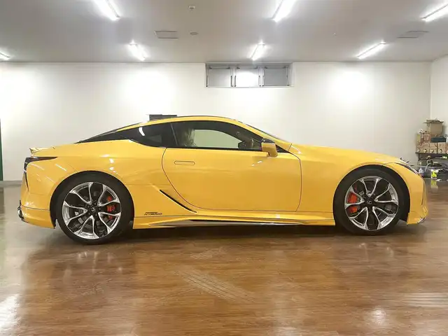 レクサス ＬＣ 500h Sパッケージ 道央・札幌 2018(平30)年 3万km ネープルスイエローコントラストレイヤリング モデリスタエアロ/純正21インチAW/OPブレーキキャリパー/カーボンルーフ/マークレビンソンリファレンスサウンド/セーフティシステムプラス/純正10.3インチワイドナビ/フルセグ/バックモニター/CD/DVD/BT/USB/レーダークルーズコントロール/アクティブリアウイング/アルカンターラベージュハーフレザーシート/アルカンターラルーフ/シートヒーター/エアーシート/ステアリングヒーター/ベンチレーション/8WAYパワーシート/後席アルカンターラシート/ダイナミックハンドリングシステム/三眼LEDヘッドライト/ビルトインETC2.0/スマートキー×2