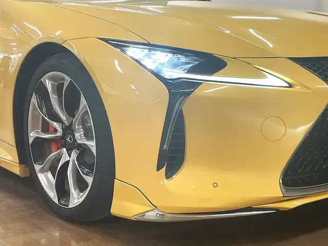 レクサス ＬＣ 500h Sパッケージ 道央・札幌 2018(平30)年 3万km ネープルスイエローコントラストレイヤリング モデリスタエアロ/純正21インチAW/OPブレーキキャリパー/カーボンルーフ/マークレビンソンリファレンスサウンド/セーフティシステムプラス/純正10.3インチワイドナビ/フルセグ/バックモニター/CD/DVD/BT/USB/レーダークルーズコントロール/アクティブリアウイング/アルカンターラベージュハーフレザーシート/アルカンターラルーフ/シートヒーター/エアーシート/ステアリングヒーター/ベンチレーション/8WAYパワーシート/後席アルカンターラシート/ダイナミックハンドリングシステム/三眼LEDヘッドライト/ビルトインETC2.0/スマートキー×2