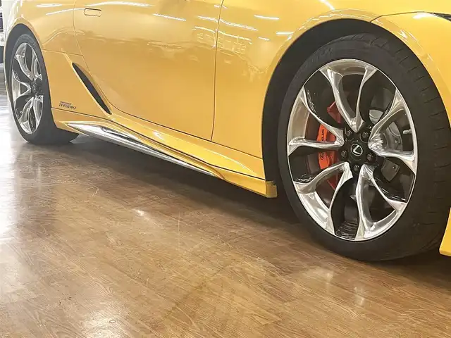 レクサス ＬＣ 500h Sパッケージ 道央・札幌 2018(平30)年 3万km ネープルスイエローコントラストレイヤリング モデリスタエアロ/純正21インチAW/OPブレーキキャリパー/カーボンルーフ/マークレビンソンリファレンスサウンド/セーフティシステムプラス/純正10.3インチワイドナビ/フルセグ/バックモニター/CD/DVD/BT/USB/レーダークルーズコントロール/アクティブリアウイング/アルカンターラベージュハーフレザーシート/アルカンターラルーフ/シートヒーター/エアーシート/ステアリングヒーター/ベンチレーション/8WAYパワーシート/後席アルカンターラシート/ダイナミックハンドリングシステム/三眼LEDヘッドライト/ビルトインETC2.0/スマートキー×2