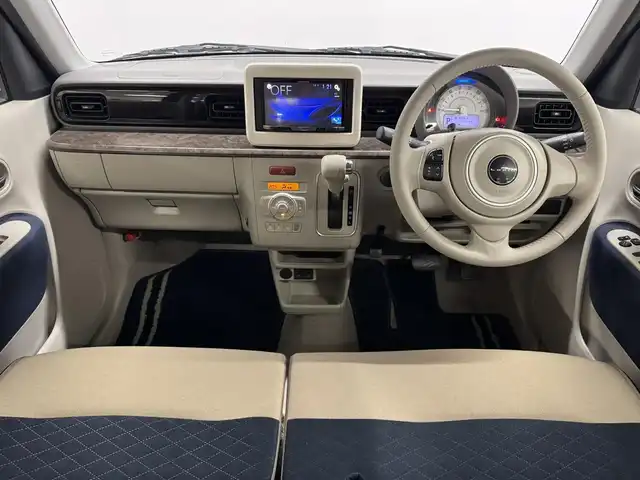 スズキ ラパン モード 三重県 2020(令2)年 5.8万km ノクターンブルーパール ガソリン/FF/インパネCVT/カロッツェリア 7インチディスプレイオーディオ FH-9200DVD/（FM/AM/CD/DVD/USB/iPod/Bluetooth/AUX/RCA）/バックカメラ/安全装備/・デュアルセンサーブレーキサポート/・車線逸脱警報機能/・ふらつき警報機能/・誤発進抑制機能/・後方誤発進抑制機能/・リヤパーキングセンサー/・後退時ブレーキサポート/・標識認識機能（車両進入禁止、はみ出し通行禁止、最高速度、一時停止）/・ハイビームアシスト/装備/・シートヒーター（D/N）/・オートエアコン/・オートライトシステム/・キセノンヘッドライト（ロービーム）/・プッシュスタート/・ステアリングスイッチ/・電動格納ドアミラー/・純正ホイールキャップ＆14インチスチールホイール/・保/取/オーディオ取/・スマートキーx2/など