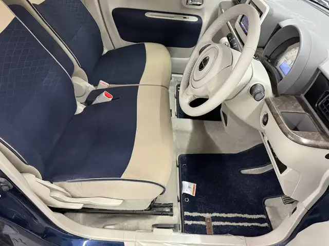 スズキ ラパン モード 三重県 2020(令2)年 5.8万km ノクターンブルーパール ガソリン/FF/インパネCVT/カロッツェリア 7インチディスプレイオーディオ FH-9200DVD/（FM/AM/CD/DVD/USB/iPod/Bluetooth/AUX/RCA）/バックカメラ/安全装備/・デュアルセンサーブレーキサポート/・車線逸脱警報機能/・ふらつき警報機能/・誤発進抑制機能/・後方誤発進抑制機能/・リヤパーキングセンサー/・後退時ブレーキサポート/・標識認識機能（車両進入禁止、はみ出し通行禁止、最高速度、一時停止）/・ハイビームアシスト/装備/・シートヒーター（D/N）/・オートエアコン/・オートライトシステム/・キセノンヘッドライト（ロービーム）/・プッシュスタート/・ステアリングスイッチ/・電動格納ドアミラー/・純正ホイールキャップ＆14インチスチールホイール/・保/取/オーディオ取/・スマートキーx2/など