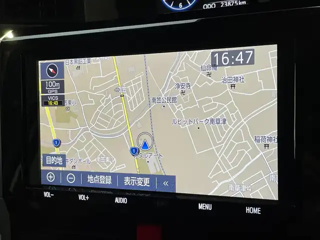 トヨタ ルーミー カスタムG－T 滋賀県 2020(令2)年 2.4万km パールホワイトⅢ TRDエアロ/純正9インチナビ/【Bluetooth/CD/DVD/フルセグTV】/バックカメラ/ETC/ワイヤレス充電/シートヒーター/両側パワースライドドア/追従クルーズコントロール/レーンキープアシスト/LEDライト/電動パーキングブレーキ/オートホールド/アイドリングストップ/ステアリングスイッチ/電動格納ミラー/スマートキー