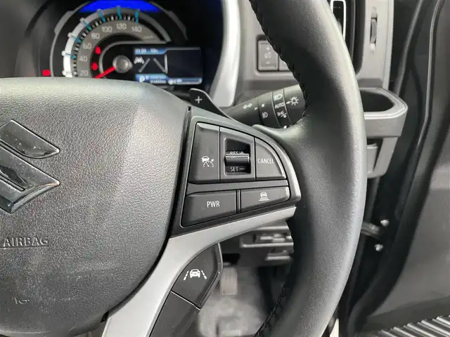 スズキ ハスラー HYBRID X ターボ 滋賀県 2021(令3)年 3.2万km ブルーイッシュブラックパール3 純正9インチナビ/(Bluetooth/USB/Apple Car Play/Android Auto/フルセグ)/全方位カメラ/レーダークルーズコントロール/コーナーセンサー/ETC/シートヒーター/ステアリングスイッチ/衝突軽減ブレーキ/オートライト/オートハイビーム/LEDヘッドライト/プッシュスタート/スマートキー/純正１５インチアルミホイール