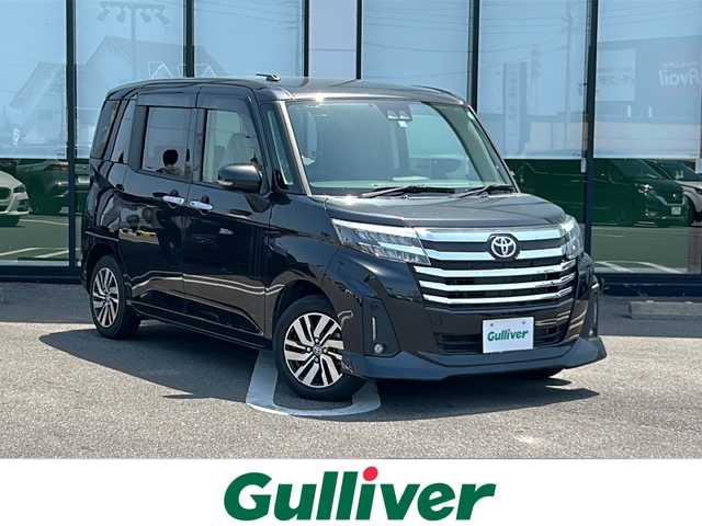 トヨタ ルーミー カスタムG 岐阜県 2022(令4)年 1.7万km ブラックマイカメタリック ワンオーナー/純正SDナビ/フルセグテレビ/バックカメラ/アイドリングストップ/レーダークルーズコントロール/ドアバイザー/プッシュスタート/両側パワースライドドア/ETC/スマートキー
