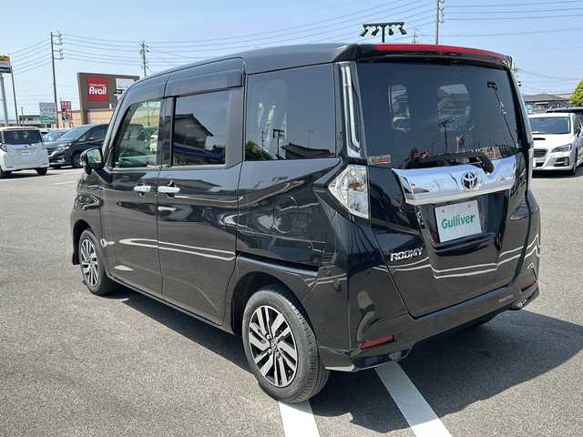 トヨタ ルーミー カスタムG 茨城県 2022(令4)年 1.7万km ブラックマイカメタリック ワンオーナー/純正SDナビ/フルセグテレビ/バックカメラ/アイドリングストップ/レーダークルーズコントロール/ドアバイザー/プッシュスタート/両側パワースライドドア/ETC/スマートキー