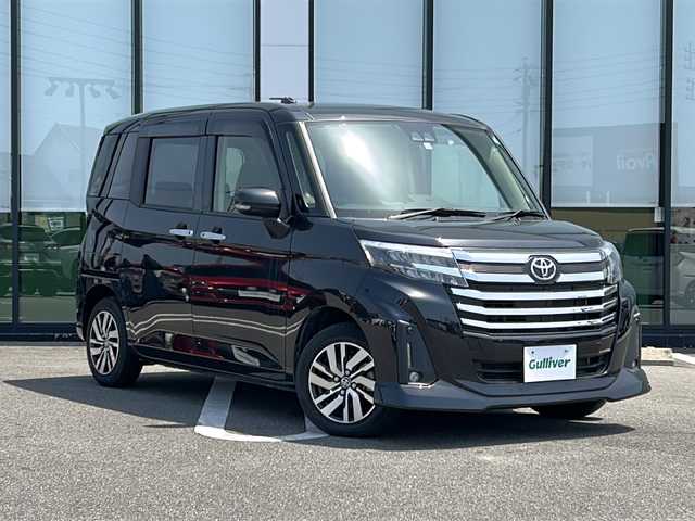 トヨタ ルーミー カスタムG 茨城県 2022(令4)年 1.7万km ブラックマイカメタリック ワンオーナー/純正SDナビ/フルセグテレビ/バックカメラ/アイドリングストップ/レーダークルーズコントロール/ドアバイザー/プッシュスタート/両側パワースライドドア/ETC/スマートキー