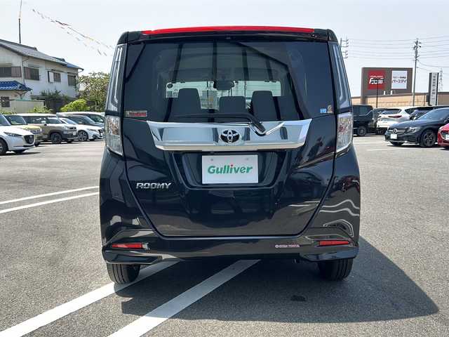 トヨタ ルーミー カスタムG 岐阜県 2022(令4)年 1.7万km ブラックマイカメタリック ワンオーナー/純正SDナビ/フルセグテレビ/バックカメラ/アイドリングストップ/レーダークルーズコントロール/ドアバイザー/プッシュスタート/両側パワースライドドア/ETC/スマートキー