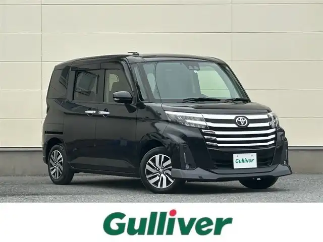 トヨタ ルーミー カスタムG 茨城県 2022(令4)年 1.7万km ブラックマイカメタリック ワンオーナー/純正SDナビ/フルセグテレビ/バックカメラ/アイドリングストップ/レーダークルーズコントロール/ドアバイザー/プッシュスタート/両側パワースライドドア/ETC/スマートキー