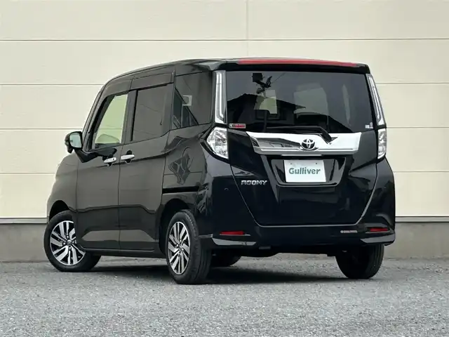 トヨタ ルーミー カスタムG 茨城県 2022(令4)年 1.7万km ブラックマイカメタリック ワンオーナー/純正SDナビ/フルセグテレビ/バックカメラ/アイドリングストップ/レーダークルーズコントロール/ドアバイザー/プッシュスタート/両側パワースライドドア/ETC/スマートキー
