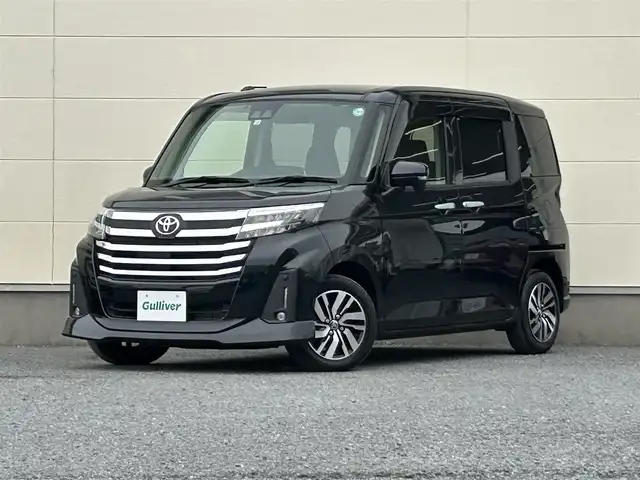 トヨタ ルーミー カスタムG 茨城県 2022(令4)年 1.7万km ブラックマイカメタリック ワンオーナー/純正SDナビ/フルセグテレビ/バックカメラ/アイドリングストップ/レーダークルーズコントロール/ドアバイザー/プッシュスタート/両側パワースライドドア/ETC/スマートキー