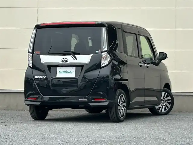 トヨタ ルーミー カスタムG 茨城県 2022(令4)年 1.7万km ブラックマイカメタリック ワンオーナー/純正SDナビ/フルセグテレビ/バックカメラ/アイドリングストップ/レーダークルーズコントロール/ドアバイザー/プッシュスタート/両側パワースライドドア/ETC/スマートキー