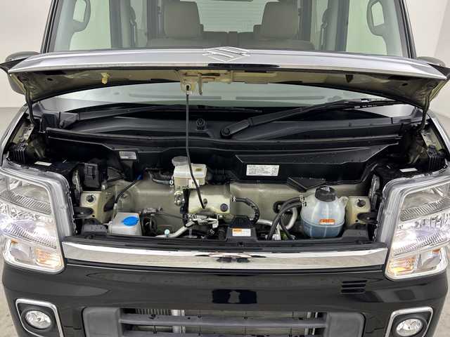 スズキ エブリィ ワゴン PZターボ 熊本県 2022(令4)年 2.5万km ブルーイッシュブラックパール3 社外メモリナビ(AM/FM/BT/フルセグ)/スズキセーフティーサポート/・衝突被害軽減ブレーキ/・車線逸脱警告/リアサーキュレーター/D席シートヒーター/純正フロアマット/アイドリングストップ/プッシュスタート/オートライト/左パワースライドドア