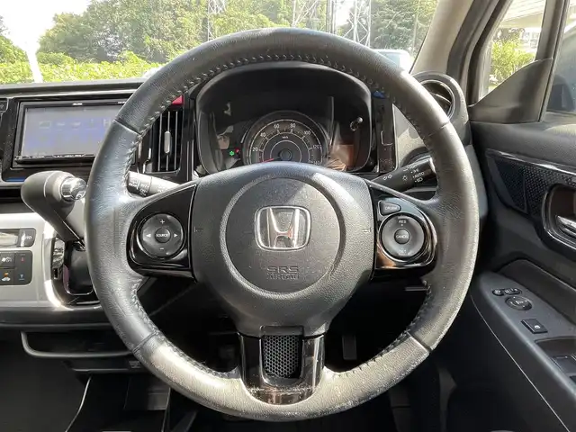 ホンダ Ｎ ＷＧＮ G スタイリッシュパッケージ 栃木県 2015(平27)年 12.3万km プレミアムホワイトパールⅡ (株)IDOMが運営する【じしゃロン宇都宮店】の自社ローン専用車両になります。こちらは現金またはオートローンご利用時の価格です。自社ローンご希望の方は別途その旨お申付け下さい/禁煙車/社外７型ＳＤナビ/バックカメラ/Ｂｌｕｅｔｏｏｔｈ接続/ＣＤ/ＥＴＣ/クルーズコントロール/純正アルミホイール/純正フロアマット/ベンチシート/オートライト/プッシュスタート/スマートキー