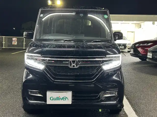 ホンダ Ｎ ＢＯＸ カスタム G L ターボ ホンダセンシング 静岡県 2019(平31)年 3.3万km クリスタルブラックパール ユーザー買取車両/ワンオーナー/純正SDナビ（VXU-195NBi）/【AM/FM/TV/CD/BT/SD】/純正15インチAW/純正サイドエアロパーツ/MTモード付AT/パドルシフト/エンジンスタートボタン/クルーズコントロール（追従走行あり）/USB入力端子/ETC/ドライブレコーダー/ベンチシート/ハーフレザーシート/両側パワースライドドア/横滑り防止装置/レーンアシスト/衝突被害軽減システム/保証書/取扱説明書