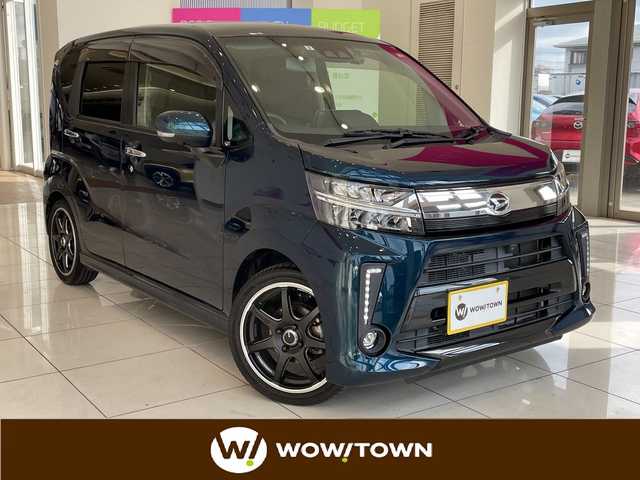 ダイハツ ムーヴ カスタム RS ハイパーLTD SAⅢ 埼玉県 2019(令1)年 3万km レーザーブルークリスタルシャイン スマートアシスト/純正メモリーナビ/　CD/DVD/BT/フルセグ/バックカメラ、全方位カメラ/LEDオートライト/ハーフレザーシート/運転席シートヒーター/社外16インチアルミホイール/ETC