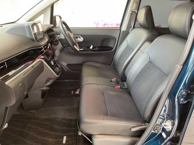 ダイハツ ムーヴ カスタム RS ハイパーLTD SAⅢ 埼玉県 2019(令1)年 3万km レーザーブルークリスタルシャイン スマートアシスト/純正メモリーナビ/　CD/DVD/BT/フルセグ/バックカメラ、全方位カメラ/LEDオートライト/ハーフレザーシート/運転席シートヒーター/社外16インチアルミホイール/ETC