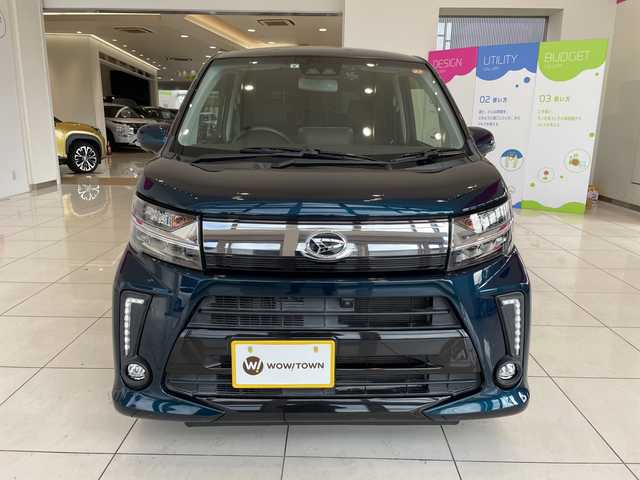 ダイハツ ムーヴ カスタム RS ハイパーLTD SAⅢ 埼玉県 2019(令1)年 3万km レーザーブルークリスタルシャイン スマートアシスト/純正メモリーナビ/　CD/DVD/BT/フルセグ/バックカメラ、全方位カメラ/LEDオートライト/ハーフレザーシート/運転席シートヒーター/社外16インチアルミホイール/ETC