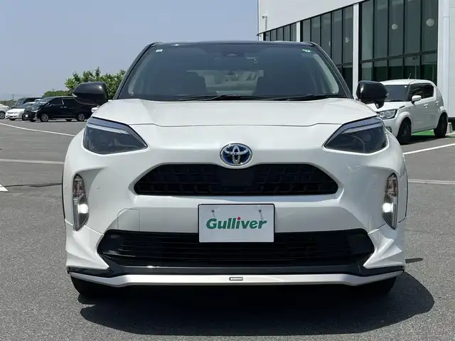 トヨタ ヤリスクロス ハイブリッド G 奈良県 2021(令3)年 7万km ブラックマイカ/ホワイトパールクリスタルシャイン 2トーン 純正ナビ　/Bluetooth　/USB入力端子　/ETC2.0　/前後ドライブレコーダー　/前席シートヒーター　/ステアリングヒーター　/BSM　/モデリスタエアロ　/純正アルミホイール　/純正フロアマット　/オートLEDライト