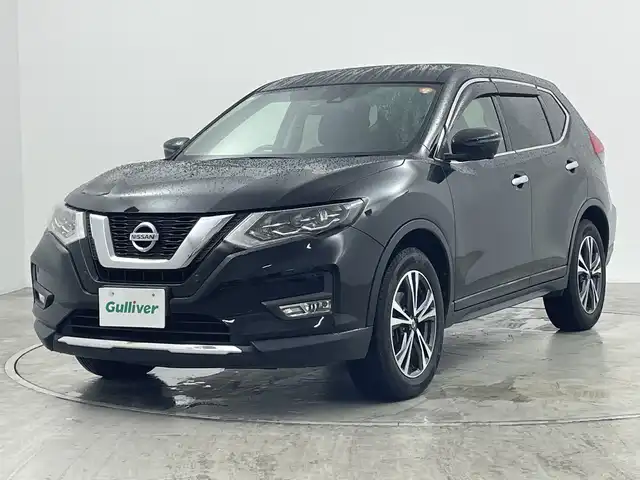 日産 エクストレイル 20X 群馬県 2017(平29)年 8.4万km ダイヤモンドブラック 純正９型ナビ　フルセグＴＶ　全周囲カメラ　衝突被害軽減ブレーキ　レーンアシスト　シートヒーター　デジタルインナーミラー　電動リアゲート　ＬＥＤヘットライト　ドライブレコーダー　ＥＴＣ　スマートキー