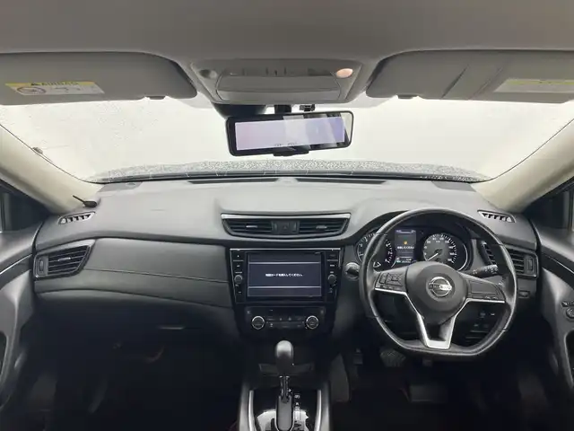 日産 エクストレイル 20X 群馬県 2017(平29)年 8.4万km ダイヤモンドブラック 純正９型ナビ　フルセグＴＶ　全周囲カメラ　衝突被害軽減ブレーキ　レーンアシスト　シートヒーター　デジタルインナーミラー　電動リアゲート　ＬＥＤヘットライト　ドライブレコーダー　ＥＴＣ　スマートキー