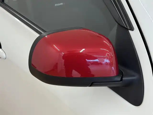 日産 マーチ ニスモS 群馬県 2021(令3)年 0.8万km ブリリアントホワイトパール 社外7インチワイドナビ/・AM/FM/フルセグTV/・CD/DVD/USB/SD/・Bluetooth/MSV/5MT/横滑り防止/バックカメラ/バックフォグランプ/ドライブレコーダー/純正フロアマット/純正ドアバイザー/純正16インチアルミホイール/社外LEDヘッドライト/社外マフラー（フジツボ）/ニスモブレーキホース/スマートキー/プッシュスタート