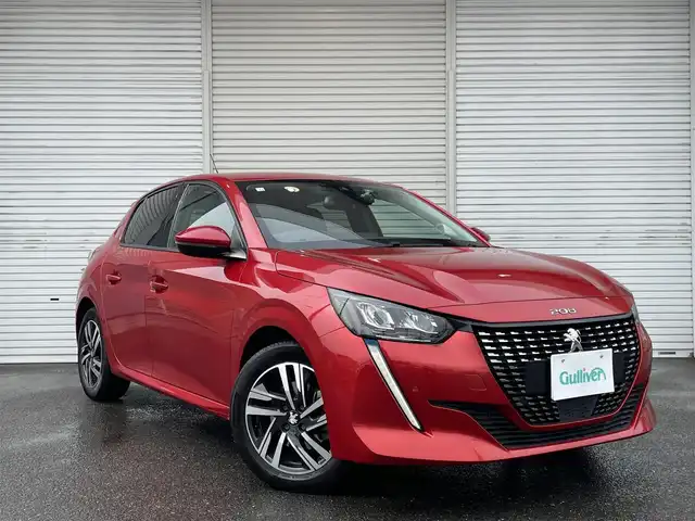 プジョー ２０８ アリュール 福島県 2020(令2)年 1.2万km 赤 純正ディスプレイオーディオ/BT/USB/FM/AM/純正16インチAW(AW＋冬タイヤ積込)/アクティブクルーズコントロール/クリアランスソナー/ハーフレザーシート/360°ビューモニター/ステアリングリモコン/アイドリングストップ/パドルシフト/ドライブレコーダー/USB充電ポート/置くだけ充電/オートライト/LEDヘッドライト/プッシュスタート/フロアマット/ETC