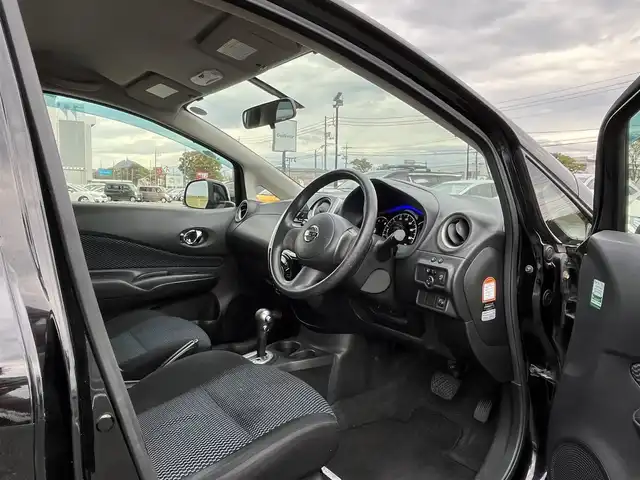 日産 ノート X DIG－S 鳥取県 2012(平24)年 11.1万km スーパーブラック スーパーチャージャー/純正ナビ/ワンセグ/CD/AUX/プッシュエンジンスタート/純正14インチアルミホイール/アイドリングストップ/電動格納ミラー/フロアマット/ドアバイザー/保証書/取扱説明書