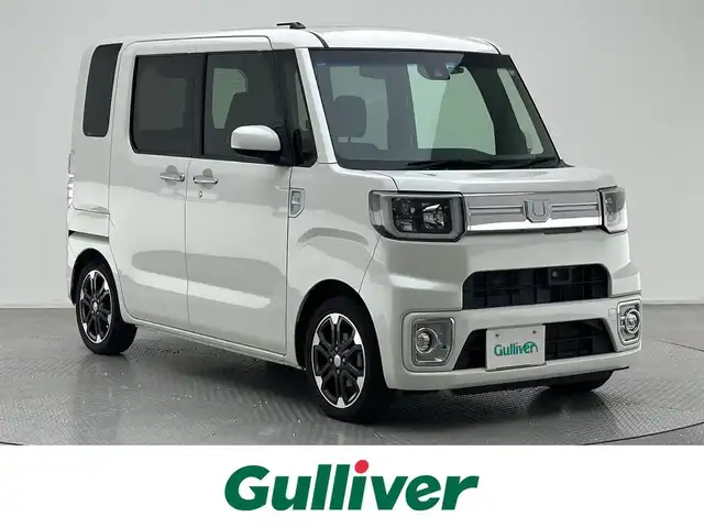 ダイハツ ウェイク G ターボ　レジャーエディション SA Ⅱ 兵庫県 2017(平29)年 3.8万km パールホワイトⅢ ・社外メモリナビ/・バックカメラ/・ETC/・前方ドライブレコーダー/・両側パワースライドドア/・衝突軽減ブレーキ/・クリアランスソナー/・アイドリングストップ/・純正15インチアルミホイール/・LEDヘッドライト/・LEDフォグランプ/・純正15インチアルミホイール/・社外フロアマット/・スマートキー/・スペアキー1本/・プッシュスタート