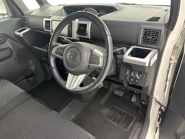 ダイハツ ウェイク G ターボ　レジャーエディション SA Ⅱ 兵庫県 2017(平29)年 3.8万km パールホワイトⅢ ・社外メモリナビ/・バックカメラ/・ETC/・前方ドライブレコーダー/・両側パワースライドドア/・衝突軽減ブレーキ/・クリアランスソナー/・アイドリングストップ/・純正15インチアルミホイール/・LEDヘッドライト/・LEDフォグランプ/・純正15インチアルミホイール/・社外フロアマット/・スマートキー/・スペアキー1本/・プッシュスタート