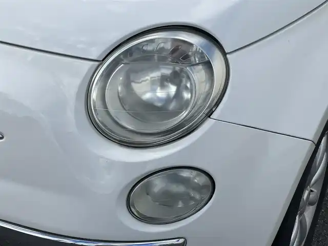 フィアット ５００ 1．2 8V ポップ 山形県 2010(平22)年 8.1万km 白 純正オーディオ/FM/AM/ドライブレコーダー/盗難防止装置/パワーウィンドゥ/本革ステアリング/ダブル&サイドエアバック/フォグランプ/スペアキー/取扱説明書