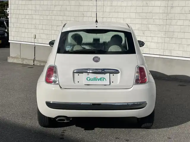 フィアット ５００ 1．2 8V ポップ 山形県 2010(平22)年 8.1万km 白 純正オーディオ/FM/AM/ドライブレコーダー/盗難防止装置/パワーウィンドゥ/本革ステアリング/ダブル&サイドエアバック/フォグランプ/スペアキー/取扱説明書