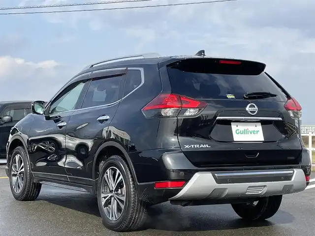 日産 エクストレイル 20X 佐賀県 2019(令1)年 5.5万km ダイヤモンドブラック ワンオーナー/純正ナビゲーション/・BT・USB・CD・SD・ipod・フルセグTV/アラウンドビゥーモニター/パワーバックドア/デジタルインナーミラー/前後ドライブレコーダー/ビルインETC/AUTOHOLD/電子パーキング/革巻きステアリング/ルーフレール/純正18インチアルミホイール/LEDヘッドライト/純正フロアマット/純正ドアバイザー/360°セーフティアシスト/・インテリジェント エマージェンシーブレーキ/・車線逸脱警報/・車線逸脱防止支援システム/・ハイビームアシスト/・ProPILOT/・衝突被害軽減システム