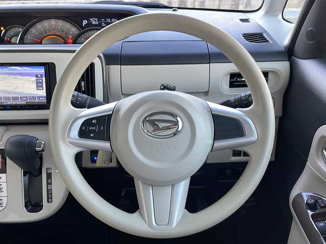 ダイハツ ムーヴ キャンバス G メイクアップ リミテッド　SAⅢ 山口県 2022(令4)年 4.6万km パールホワイトⅢ/ナチュラルベージュマイカメタリック 2トーン 社外ナビ【ケンウッド】/・ワンセグテレビ/・CD/DVD再生/・AM/FMラジオ/・Bluetooth/・AUX/iPod/バックカメラ/アラウンドビューモニター/両側パワースライドドア/ETC/運転席シートヒーター/スマートキー/スペアキー/プッシュスタート/ドリンクホルダー/LEDヘッドライト/フォグライト/サイドマーカーランプ/スマートアシスト3/・衝突回避支援ブレーキ/・衝突警報機能/・ブレーキ制御付き誤発進抑制機能/・ふらつき警報/・コーナーセンサー/保証書/取扱説明書