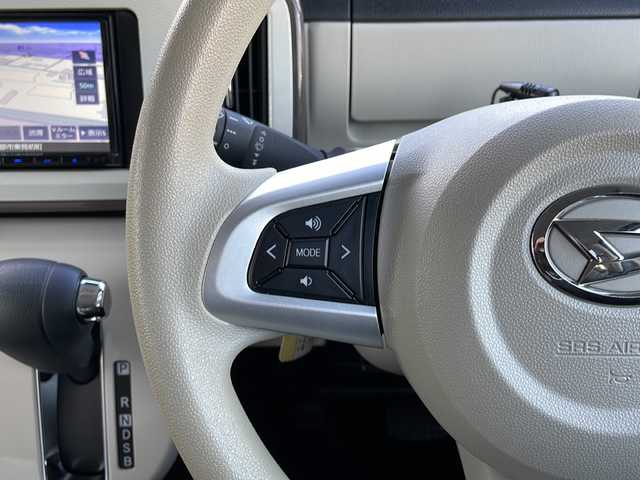 ダイハツ ムーヴ キャンバス G メイクアップ リミテッド　SAⅢ 山口県 2022(令4)年 4.6万km パールホワイトⅢ/ナチュラルベージュマイカメタリック 2トーン 社外ナビ【ケンウッド】/・ワンセグテレビ/・CD/DVD再生/・AM/FMラジオ/・Bluetooth/・AUX/iPod/バックカメラ/アラウンドビューモニター/両側パワースライドドア/ETC/運転席シートヒーター/スマートキー/スペアキー/プッシュスタート/ドリンクホルダー/LEDヘッドライト/フォグライト/サイドマーカーランプ/スマートアシスト3/・衝突回避支援ブレーキ/・衝突警報機能/・ブレーキ制御付き誤発進抑制機能/・ふらつき警報/・コーナーセンサー/保証書/取扱説明書