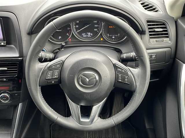 マツダ ＣＸ－５ XD 三重県 2013(平25)年 17万km クリスタルホワイトパールマイカ ディスチャージパッケージ　/アダプティブフロットライティングシステム/リアビークルモニタリングシステム/トラクションコントロール/社外SDナビ　/フルセグTV　/ＣＤ　ＤＶＤ再生　/Bluetooth接続/サイドカメラ/バックカメラ　/ETC　/レーダー探知機　/クルーズコントロール　/アイドリングストップ　/ステアリングスイッチ　/オートエアコン