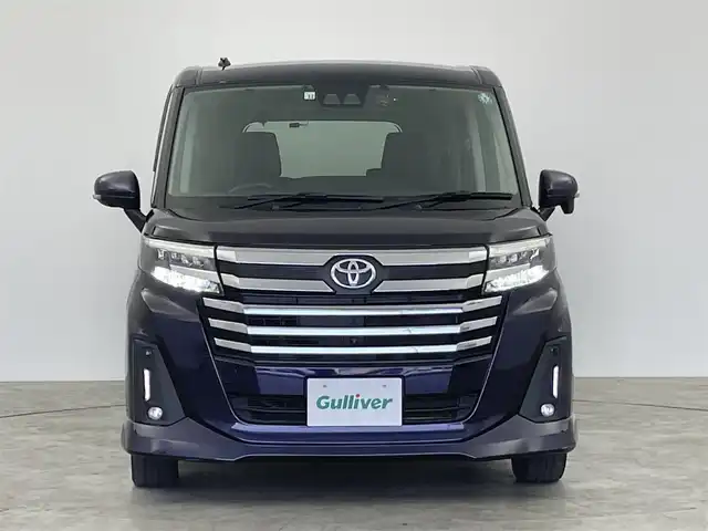 トヨタ ルーミー カスタムG 群馬県 2022(令4)年 5.8万km クールバイオレットクリスタルシャイン 純正９型ＤＡ/（フルセグ/BT/USB/apple car play)/全方位カメラ/セーフティーセンス/レーダークルーズ/オートハイビーム/両側パワスラ/シートヒーター/コーナーセンサー/前後ドラレコ/ビルトインＥＴＣ/ＬＥＤヘッド/フォグ/スマートキー/スペアキー/純正アルミホイール