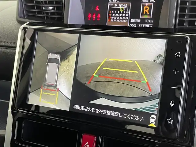 トヨタ ルーミー カスタムG 群馬県 2022(令4)年 5.8万km クールバイオレットクリスタルシャイン 純正９型ＤＡ/（フルセグ/BT/USB/apple car play)/全方位カメラ/セーフティーセンス/レーダークルーズ/オートハイビーム/両側パワスラ/シートヒーター/コーナーセンサー/前後ドラレコ/ビルトインＥＴＣ/ＬＥＤヘッド/フォグ/スマートキー/スペアキー/純正アルミホイール