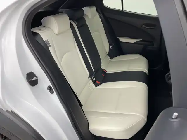 レクサス ＵＸ 250h Fスポーツ 新潟県 2021(令3)年 6.4万km ホワイトノーヴァガラスフレーク サンルーフ/メーカーナビ/(CD.DVD.SD.フルセグ.Bluetooth.Miracast)/パノラミックビューモニター/レクサスセーフティ/レーダークルーズコントロール/レーンキープアシスト/ブラインドスポットモニター/オートマチックハイビーム/革巻きステアリング/ステアリングリモコン/LEDオートライト/フォグランプ/コーナーセンサー/パワーバックドア/前後ドライブレコーダー/前席パワーシート.ヒーター/L_TEXスポーツシート/パドルシフト/ASC/プッシュスタート/スマートキー